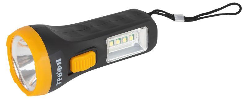 Фонарь светодиодный универсальный UB-101 1Вт 1SMD + 4LED элементы питания 1хAA (не в компл.) Трофи Б0054034