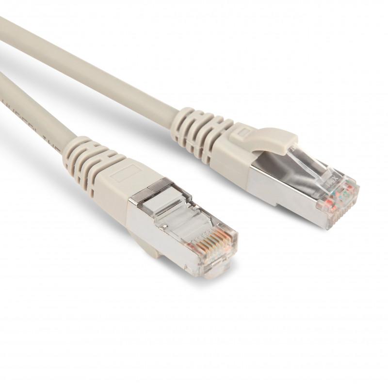 Патч-корд PC-LPM-STP-RJ45-RJ45-C5e-0.5M-LSZH-GY F/UTP экран. кат.5e LSZH 0.5м сер. Hyperline 42307